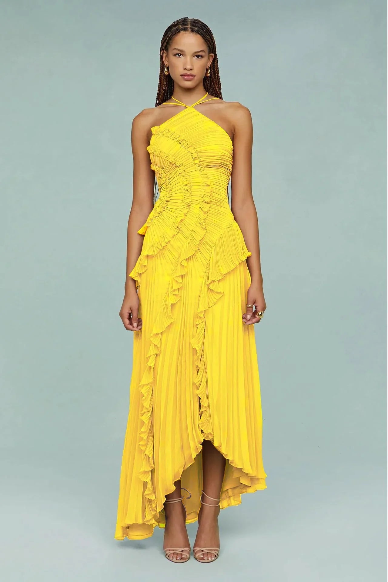 Amelia Halter Maxi Dress