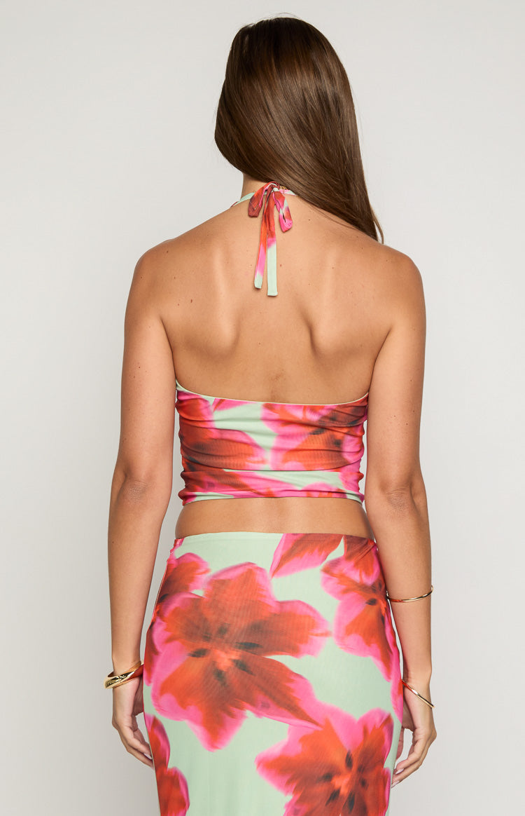 Elsa Floral Halter Top
