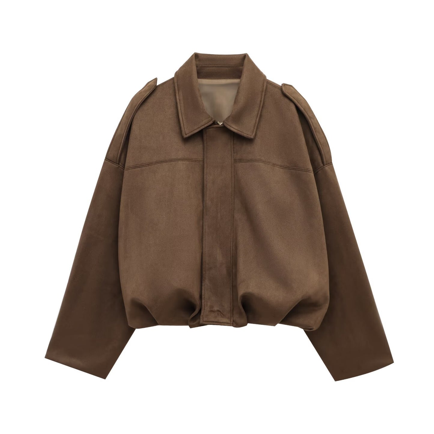 Ruby Elegant Suede Loose Jacket