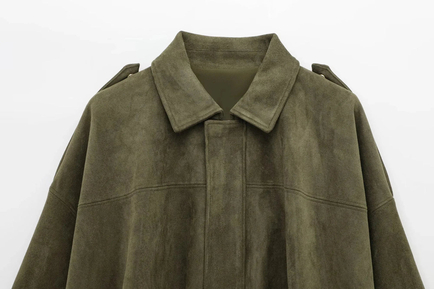 Ruby Elegant Suede Loose Jacket