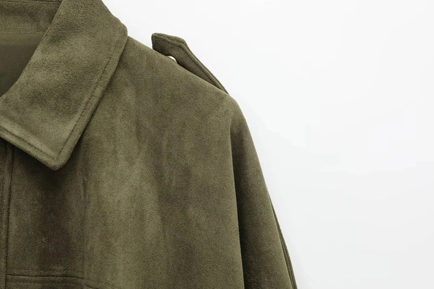 Ruby Elegant Suede Loose Jacket