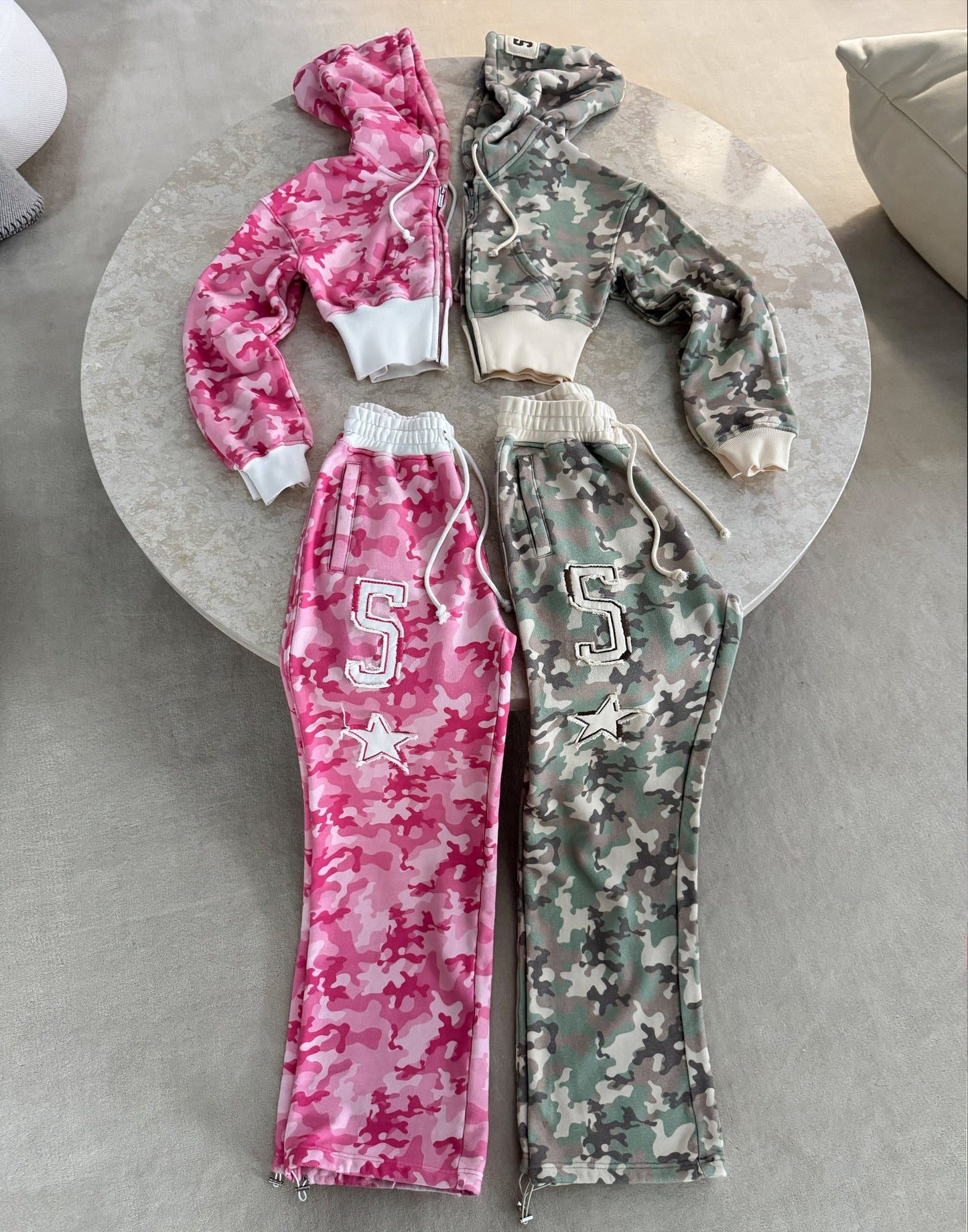 Camo Baggy Sweatpants + FREE TOP