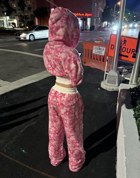 Camo Baggy Sweatpants + FREE TOP