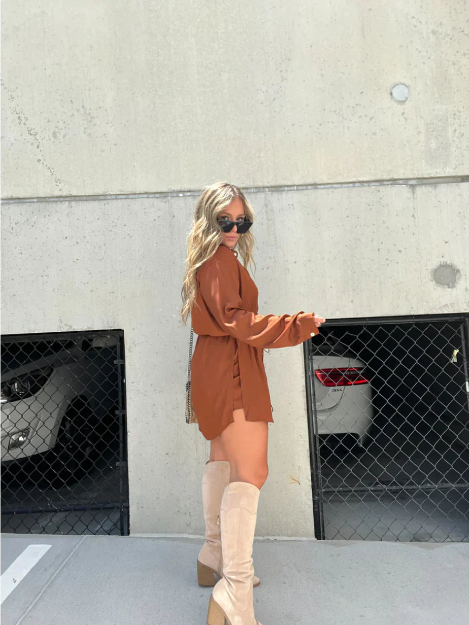 Ella Satin Romper