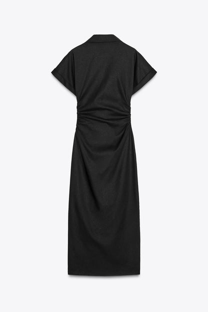 Sofia Denim Midi dress