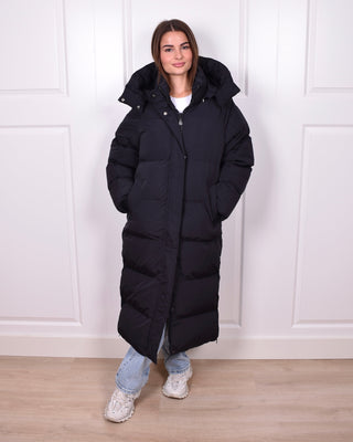 Maxi PUFFER coat black