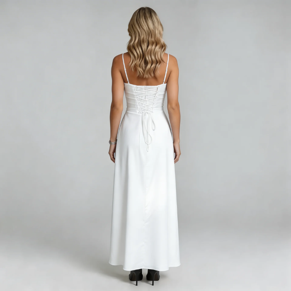 Rosalind Tie Maxi Dress