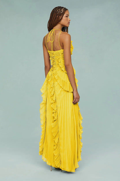 Amelia Halter Maxi Dress