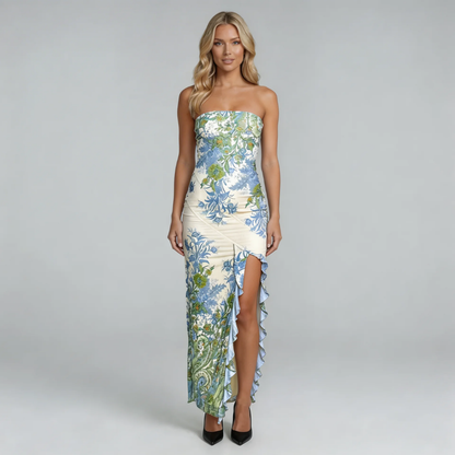 Amira Ruffle Maxi Dress