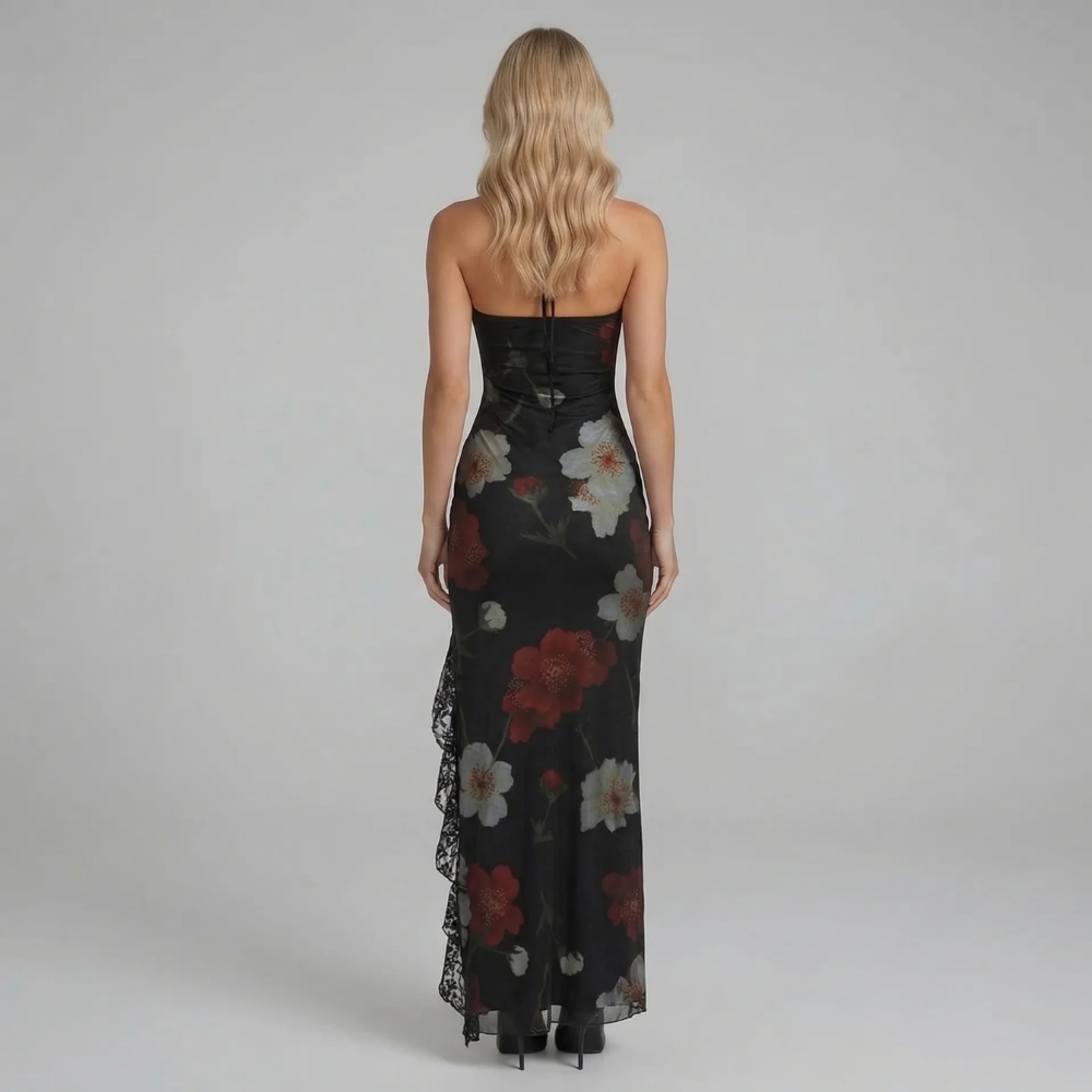 Amira Ruffle Maxi Dress