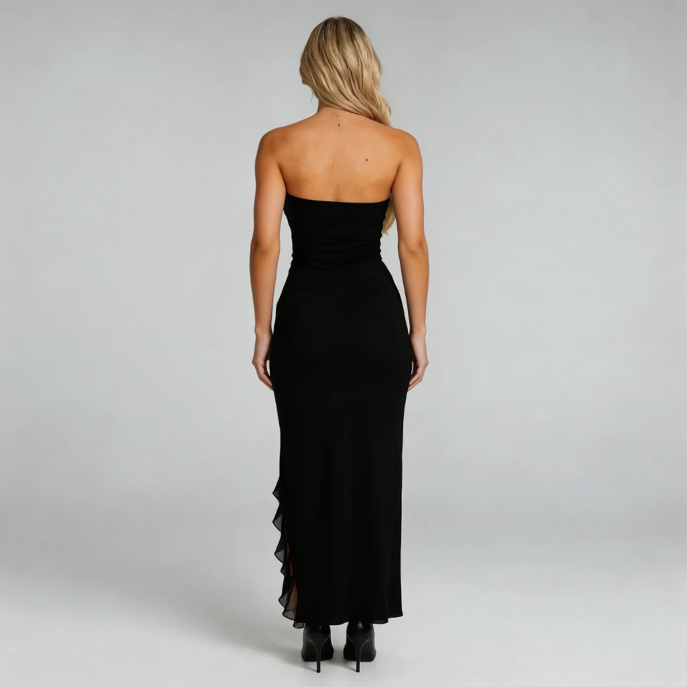 Amira Ruffle Maxi Dress