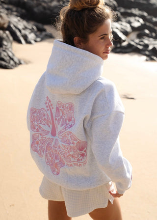 Hawaii Hibiscus Hoodie - ohrose