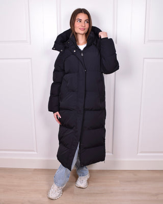 Maxi PUFFER coat black