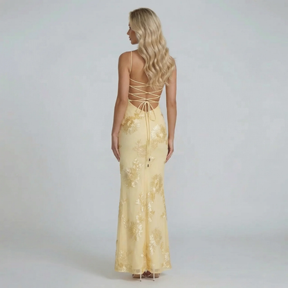 Celestina Embroidered Maxi Dress