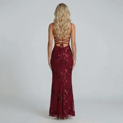 Celestina Embroidered Maxi Dress