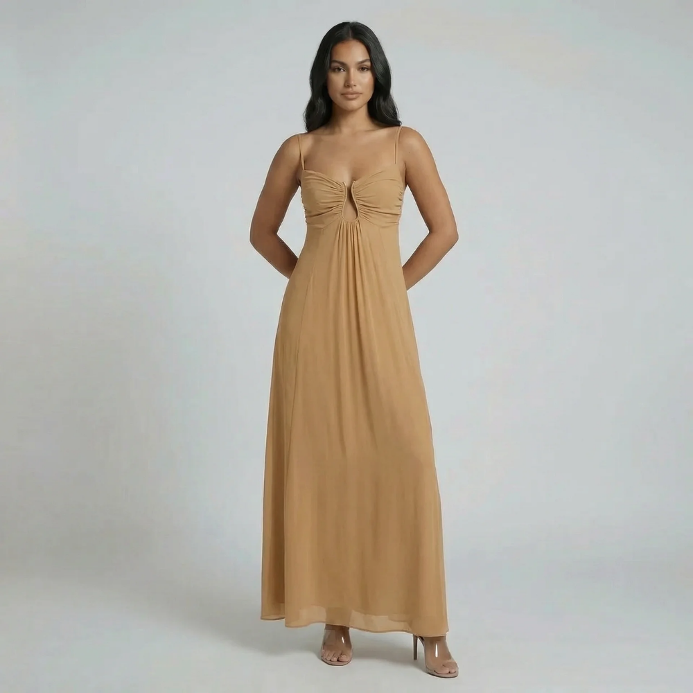 Juliette Keyhole Maxi Dress