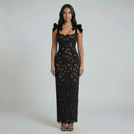Lorelei Bow Maxi Dress