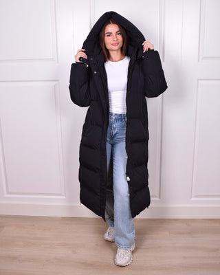 Maxi PUFFER coat black