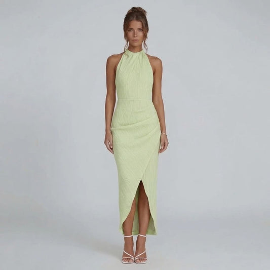 Lorena Pleated Maxi Dress