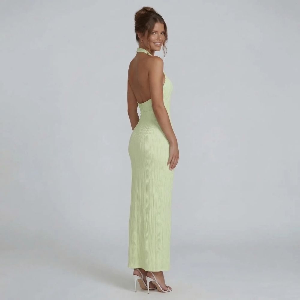 Lorena Pleated Maxi Dress