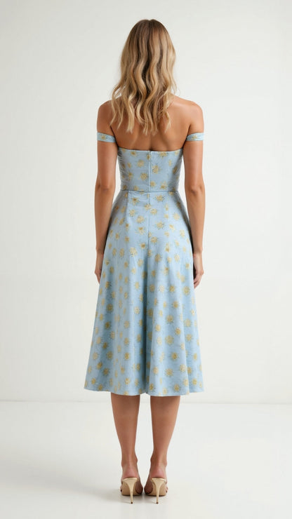 Isla Floral Midi Dress - product image 8