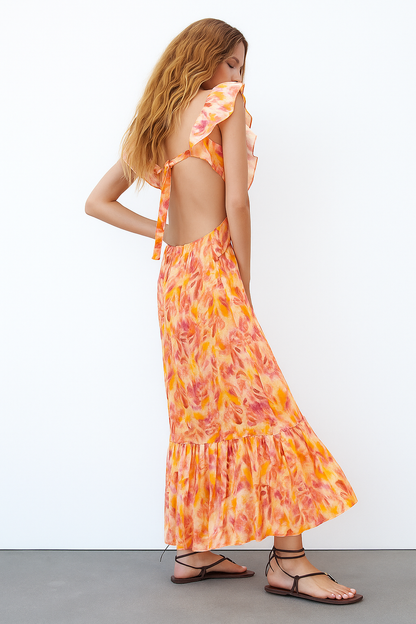 Marisel Ruffled Dress