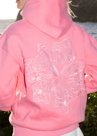 Hawaii Hibiscus Hoodie - ohrose