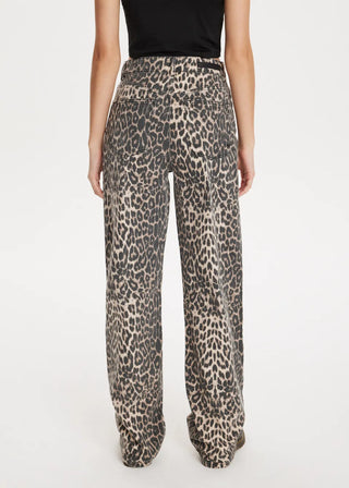 Leopard | Denim Straight Jeans