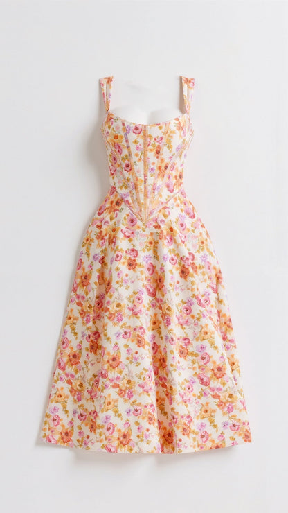 Isla Floral Midi Dress - product image 7