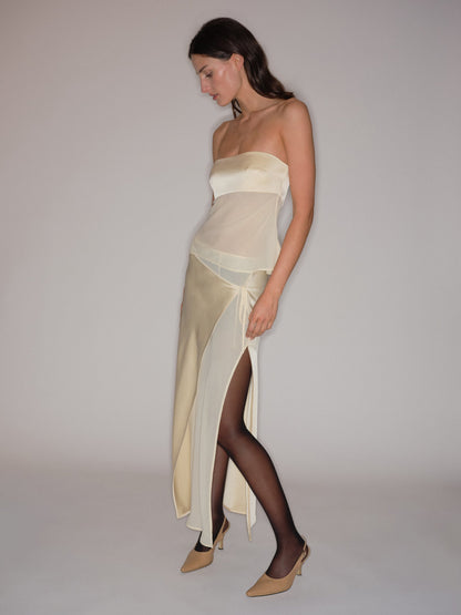 Ricky Midi Skirt Buttercream PRE-ORDER