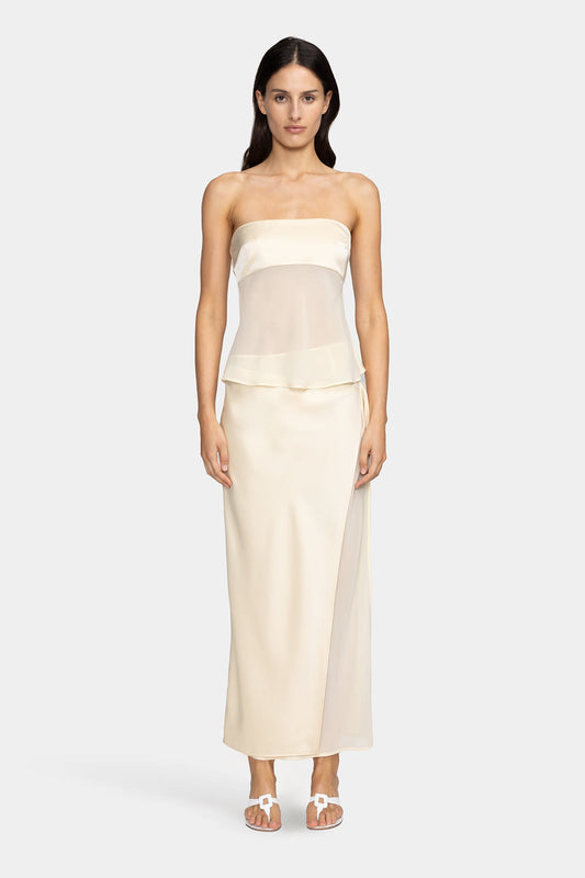 Ricky Midi Skirt Buttercream PRE-ORDER