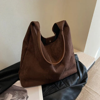 Jade Suede Tote Bag