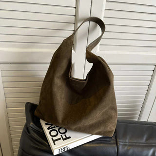 Jade Suede Tote Bag