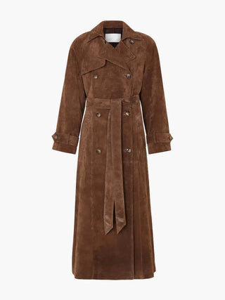 Faith | Suede Trench Coat