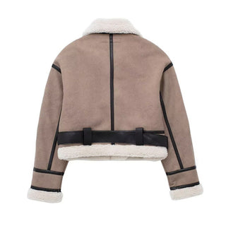 Chloe Aviator Bomber Jacket