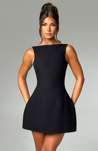 Alana Mini Dress - Black