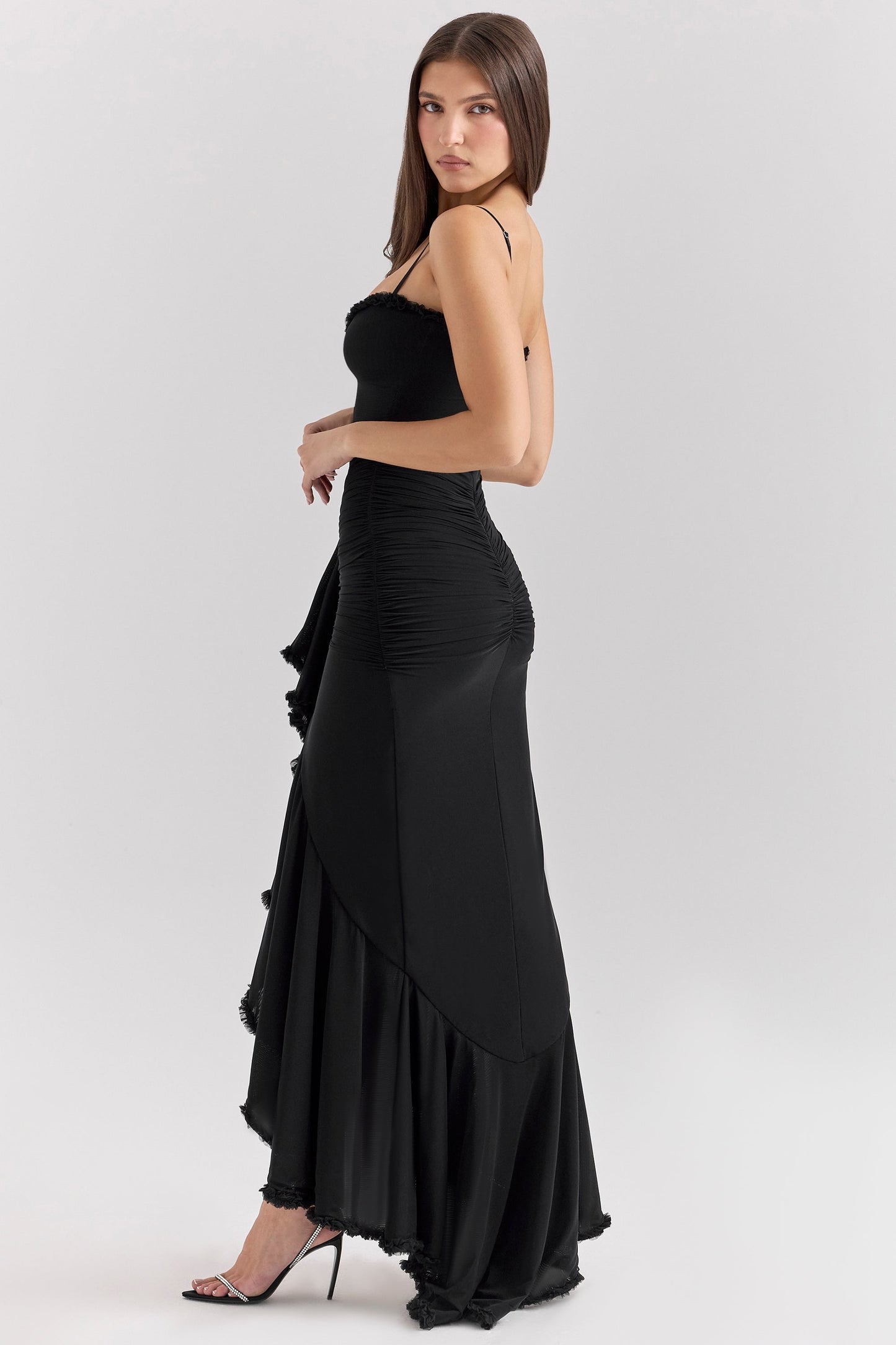 GABBI | RUFFLED MAXI DRESS