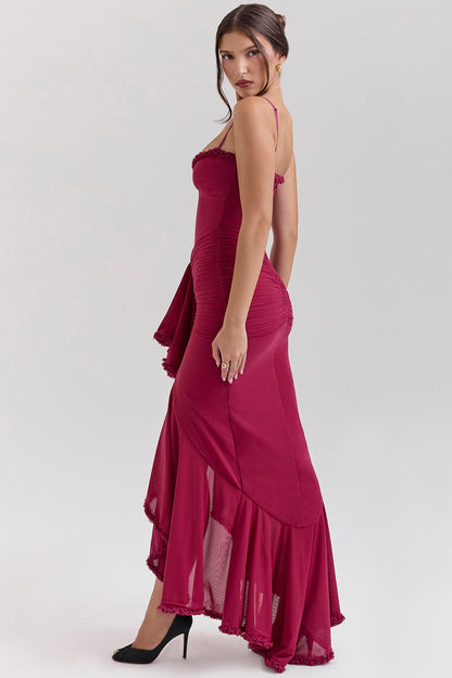 GABBI | RUFFLED MAXI DRESS