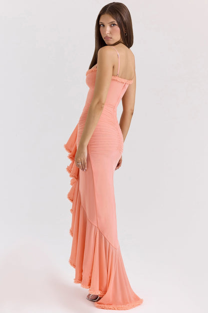 GABBI | RUFFLED MAXI DRESS