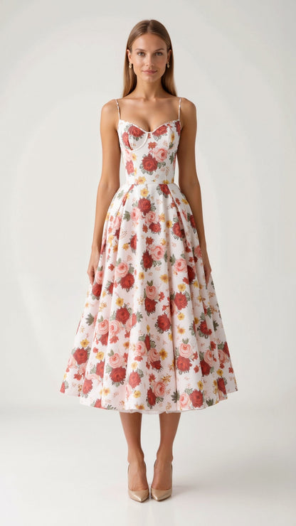 Daisy Corset Midi Dress - product image 7
