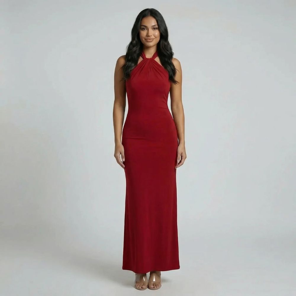 Amira Ruched Maxi Dress - product image 7