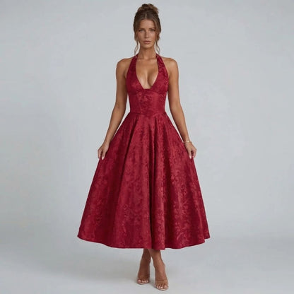 Mirabelle Halter Midi Dress - product image 5