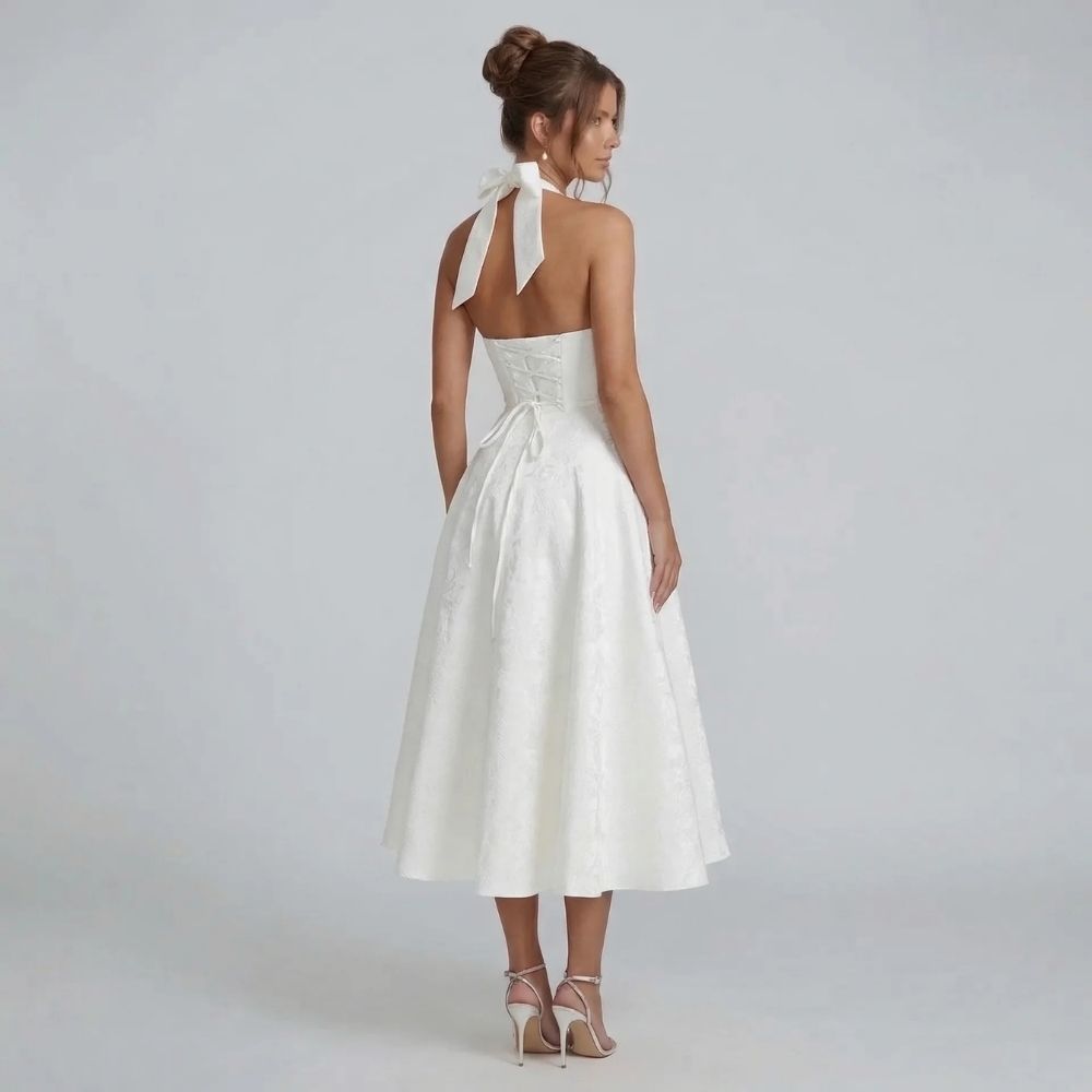 Mirabelle Halter Midi Dress - product image 7