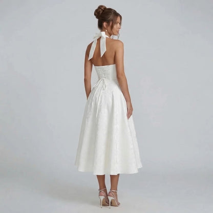 Mirabelle Halter Midi Dress - product image 7