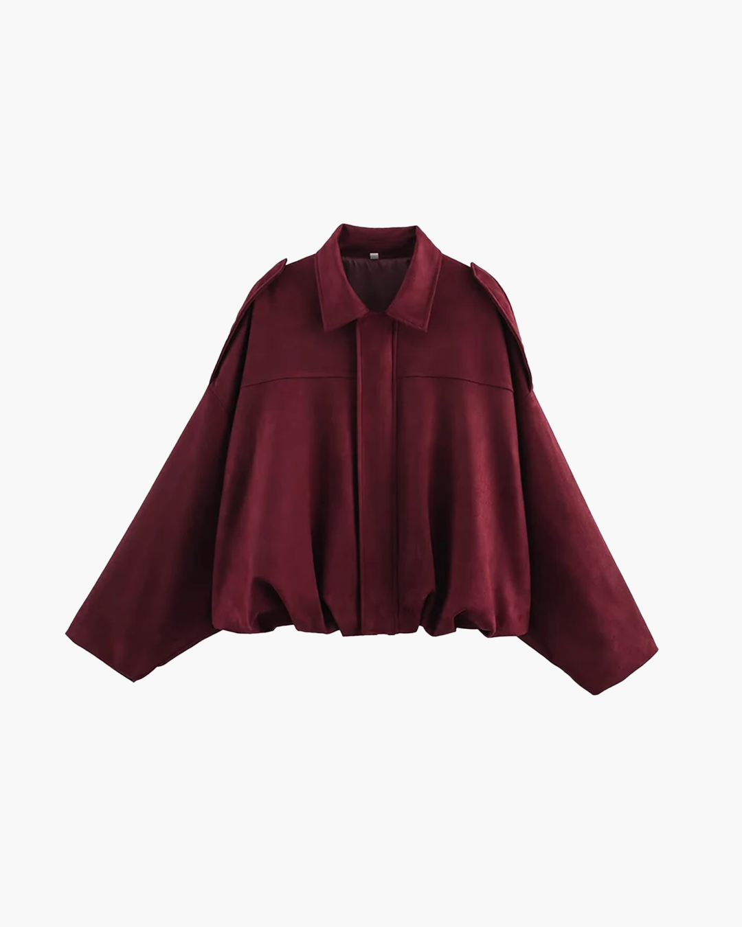 Women collared jacket, detail close-up