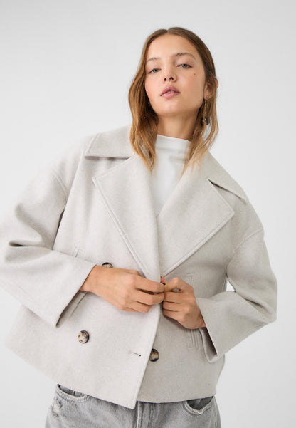 Women notch lapel jacket, detail