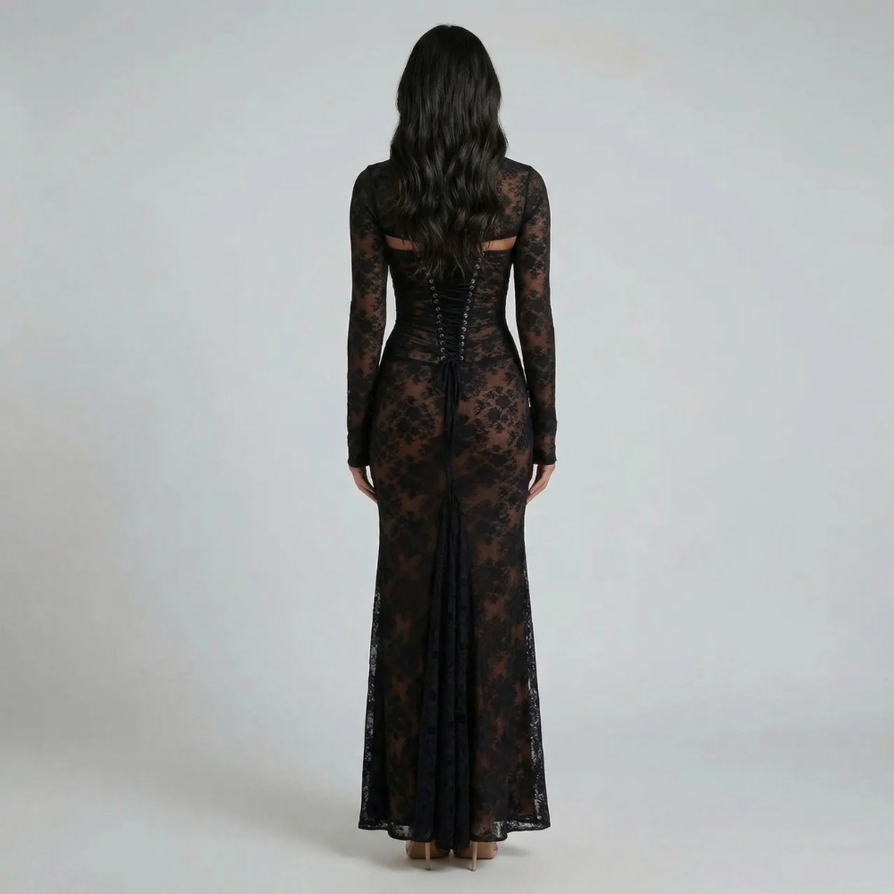 Nadia Lace Maxi Dress - product image 5