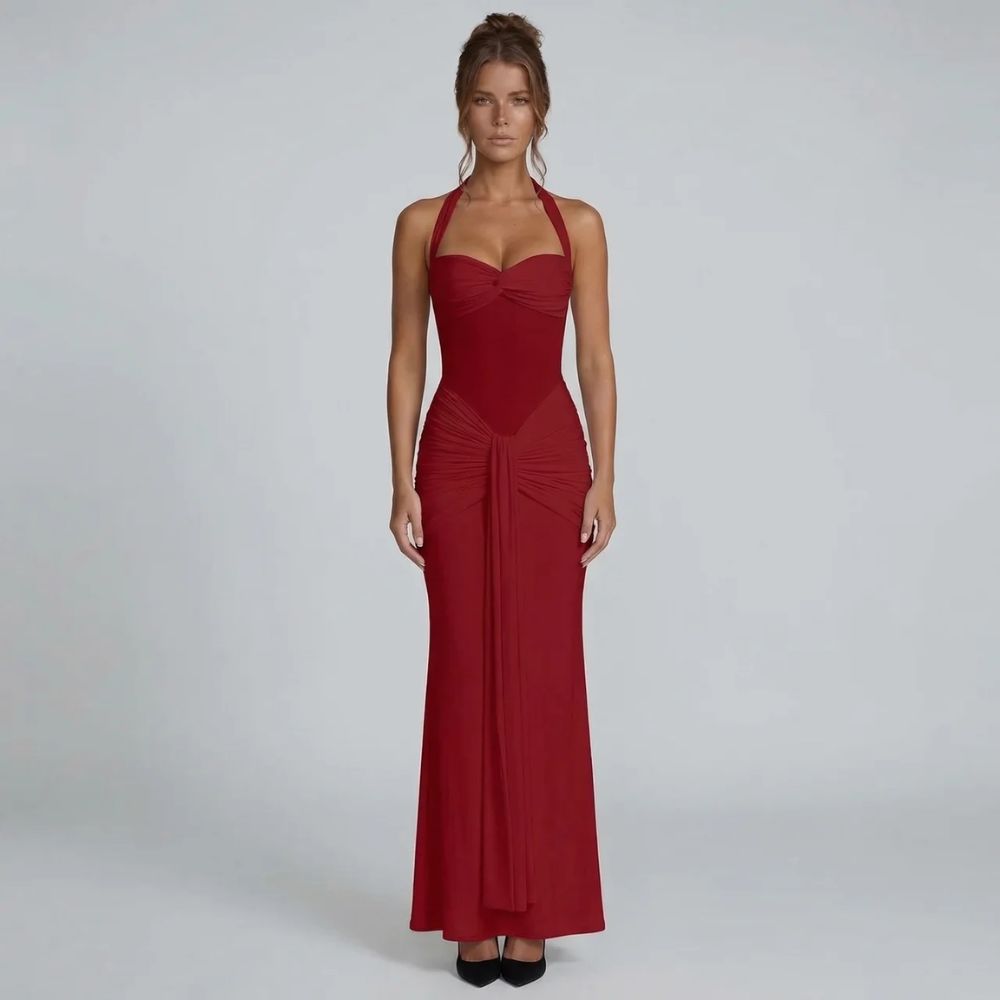 Vivienne Ruched Maxi Dress - product image 8