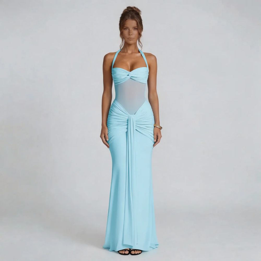 Vivienne Ruched Maxi Dress - product image 9