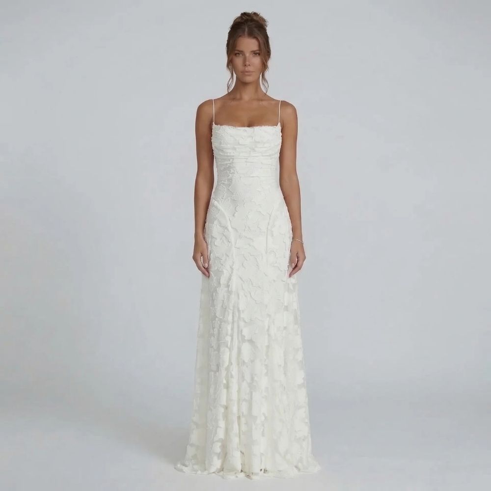 Marielle Lace-Up Maxi Dress - product image 5